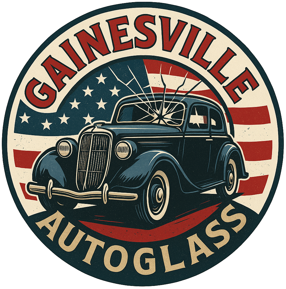 GAINESVILLE AUTO GLASS logo
